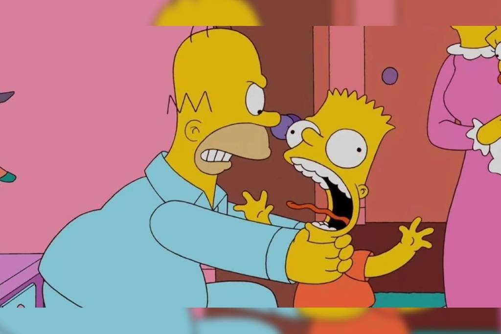 Esta es la frase que desaparece de Los Simpson, por ser altisonante 