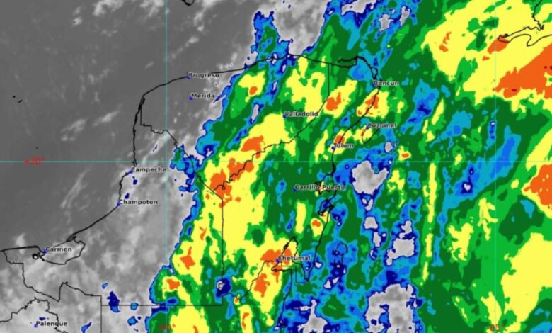Se esperan lluvias intensas en Yucatán  