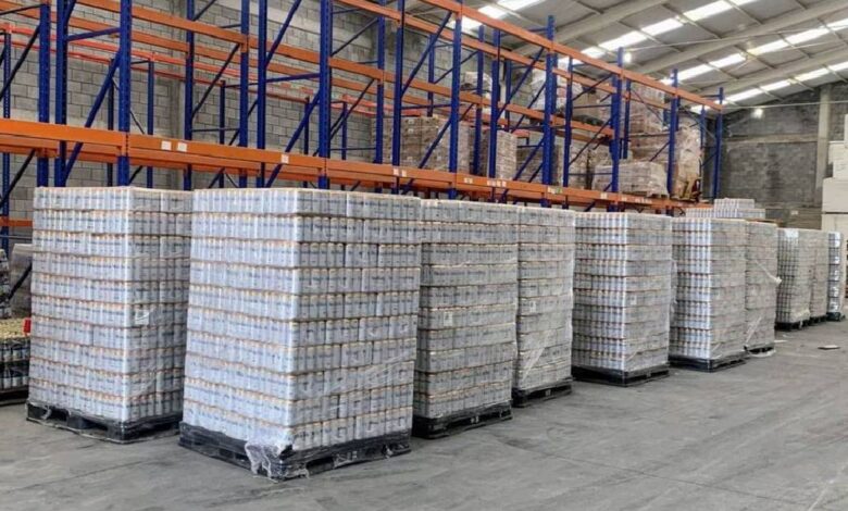 Recuperan cargamento robado con más de 57 mil latas de cerveza en NL