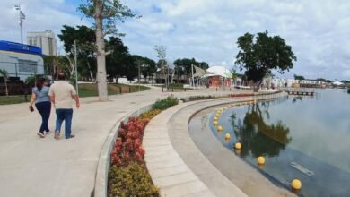 Familia realizan su "planchada” en el nuevo parque 
