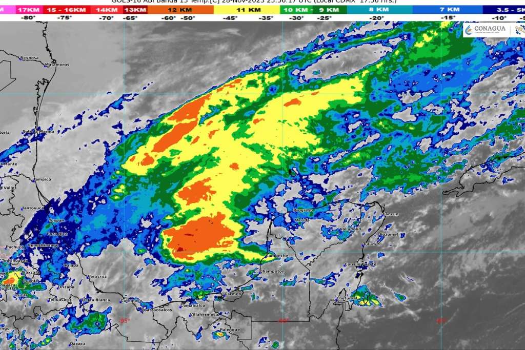 Tomas tus precauciones se prevén lluvias en la Península de Yucatán 