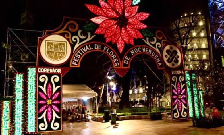 Lánzate al Festival Flores de Nochebuena en Paseo de la Reforma