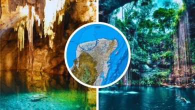 anillo de cenotes un paraíso subterráneo en yucatán, resultado del meteorito