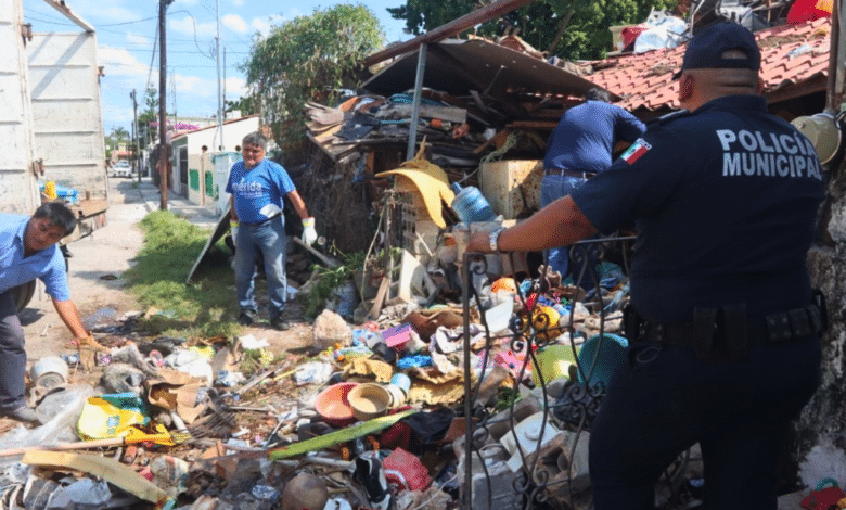 Ayuntamiento de Mérida atenderá casos severos de acumulación de basura