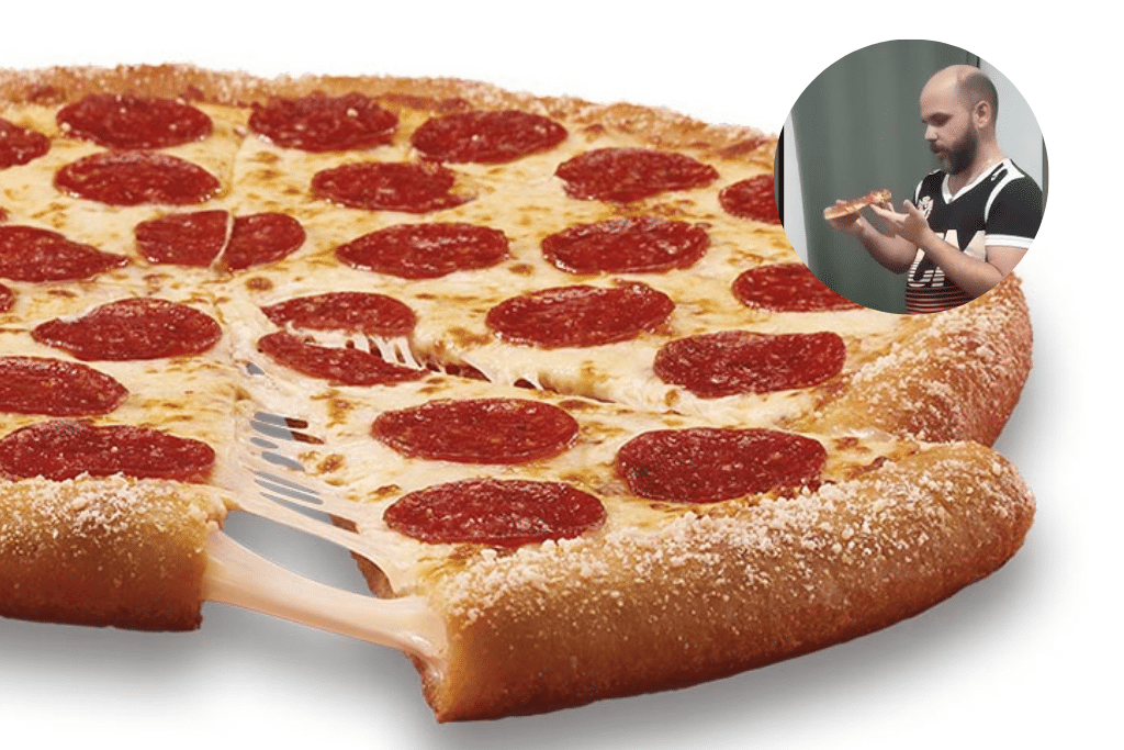 Entre risas y asombro Cubano prueba pizza mexicana por primera vez