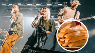 Linkin Park sorprende a fans en CDMX con tamales gratis