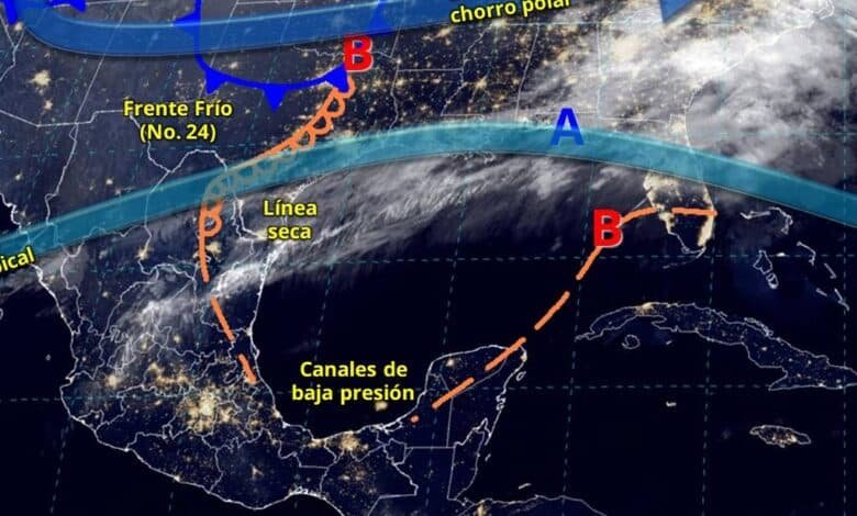 Rachas de viento muy fuertes sobre el noroeste y norte del País