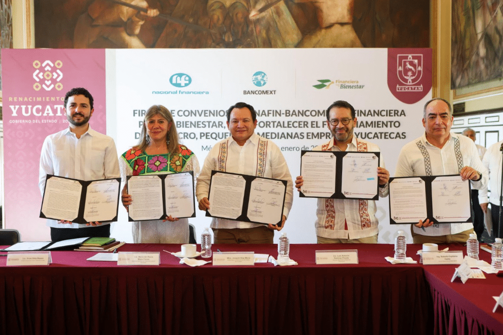 Yucatán refuerza su economía local con nuevos créditos para Mipymes y proyectos industriales