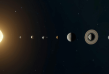 Imagen de alineación de planetas