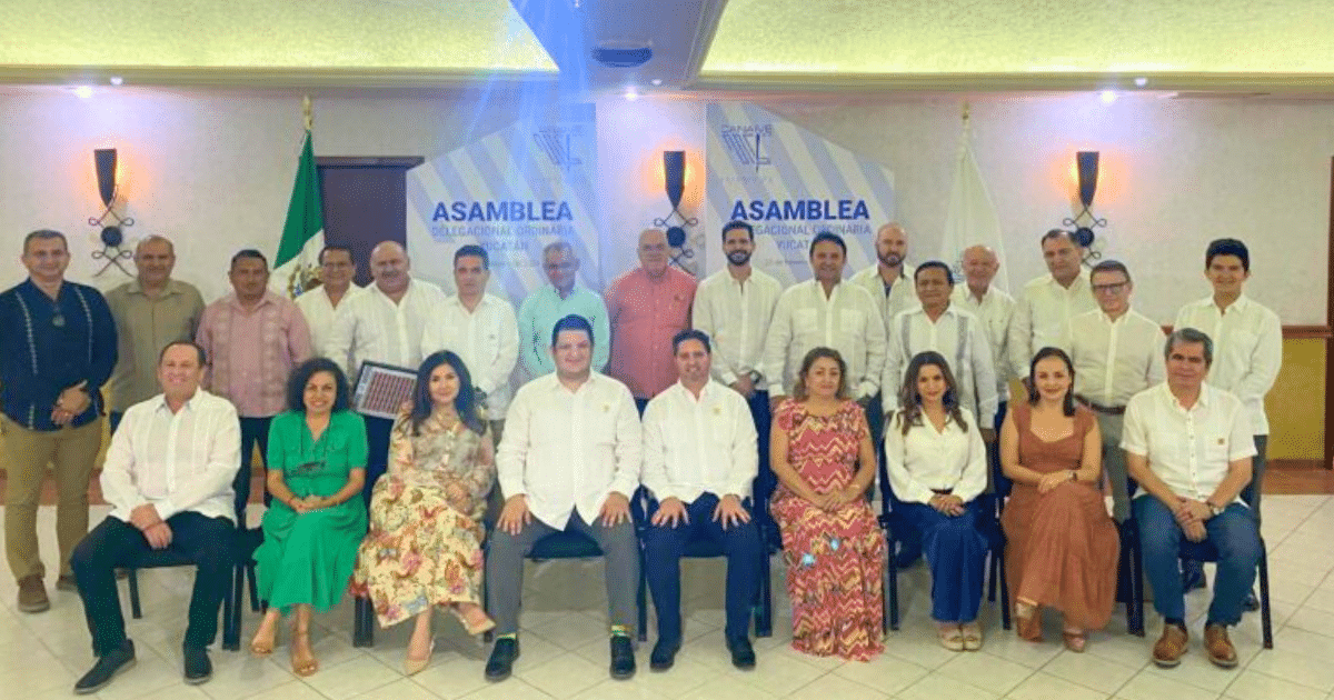 Canaive Yucatán reelige a Luis Gerardo González como su presidente