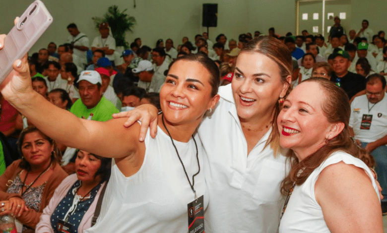 Cecilia Patrón reafirma su compromiso con los trabajadores de Mérida