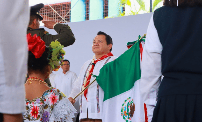 Día de la Bandera en Yucatán Un llamado a la unidad y transformación