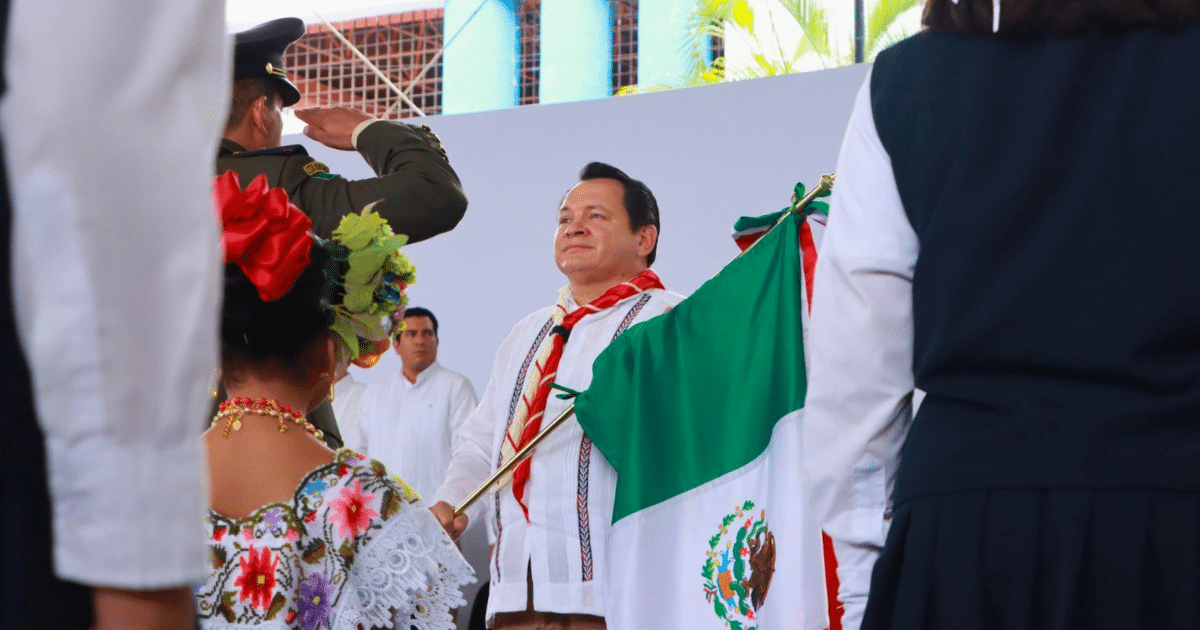 Día de la Bandera en Yucatán Un llamado a la unidad y transformación