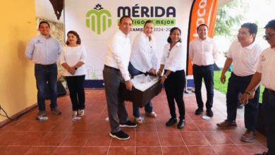 Entregan donativo alimentario en Mérida