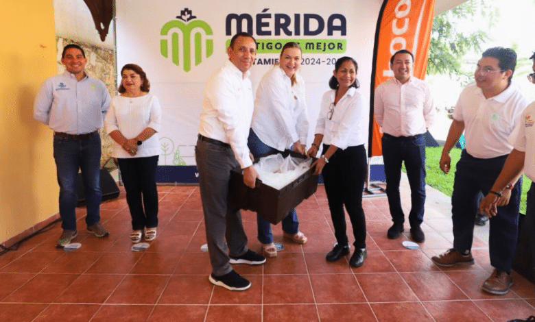 Entregan donativo alimentario en Mérida