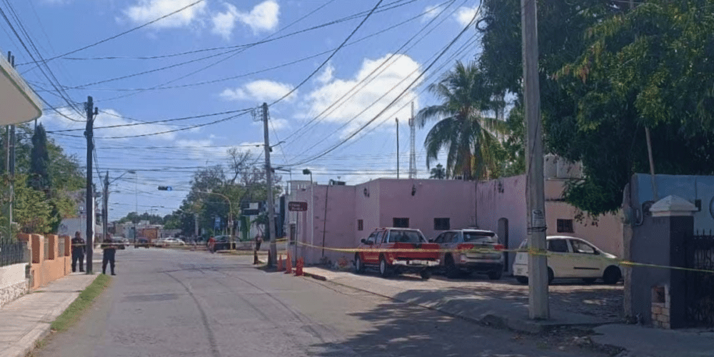 Incidente de picadura de abejas en el centro de Mérida