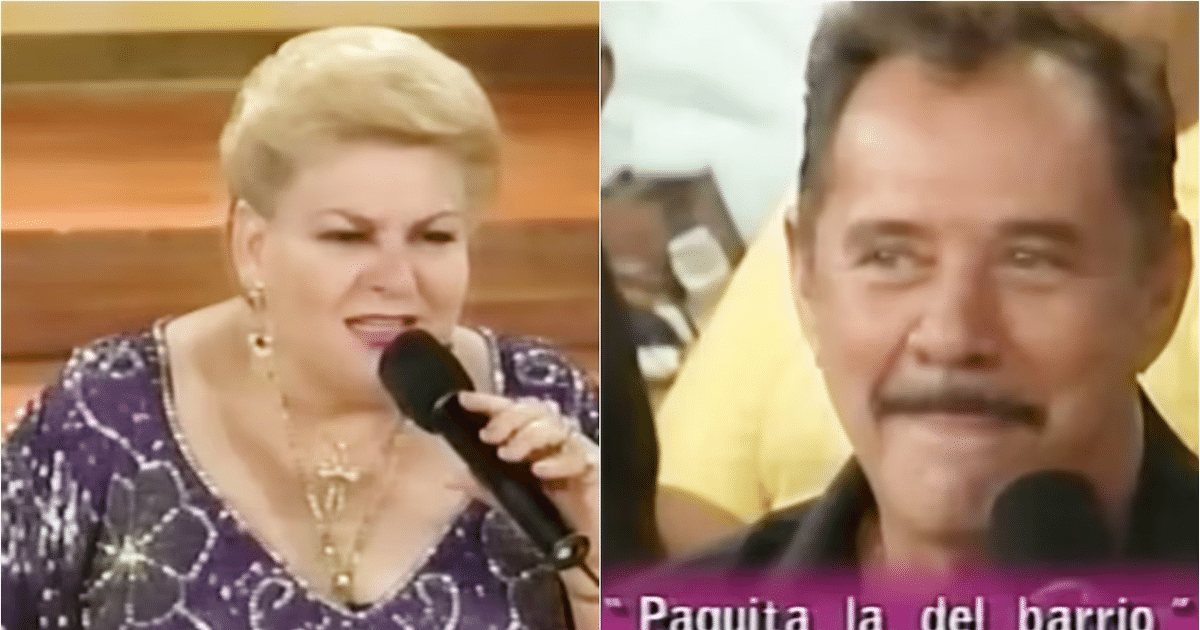 La vez que Paquita la del Barrio se reencontró con su exmarido en TV