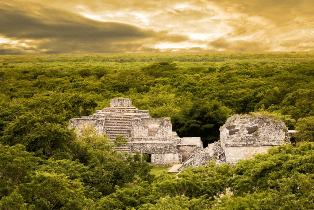 Las ruinas de Ek Balam y sus sorprendentes frescos mayas