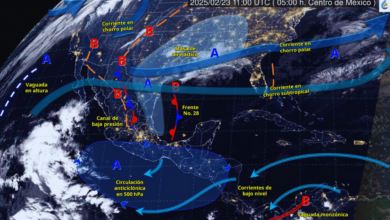 Lluvias y tormentas afectarán Yucatán y Quintana Roo