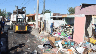 Retiran 21 toneladas de basura en un predio de la Colonia Cordemex