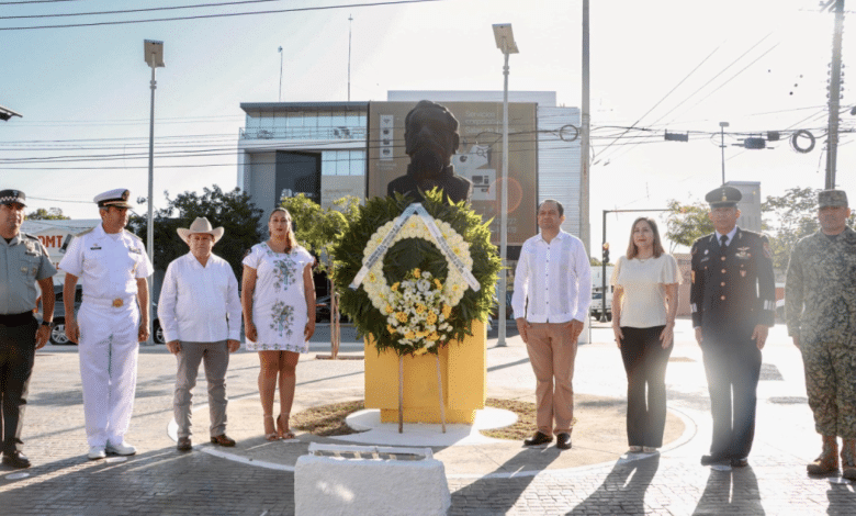 Yucatán conmemora el 108 aniversario de la Constitución Mexicana