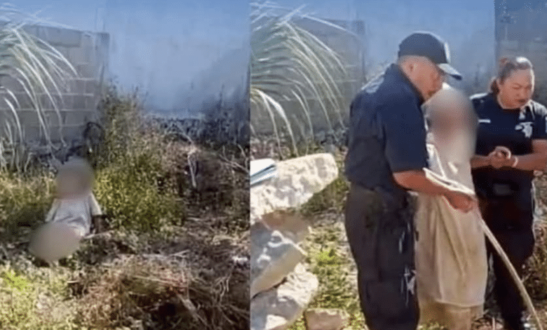 Abuelita es abandonada por sus hijos en terreno baldío de Tekax