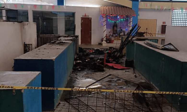 Atienden conato en Mercado San Roque