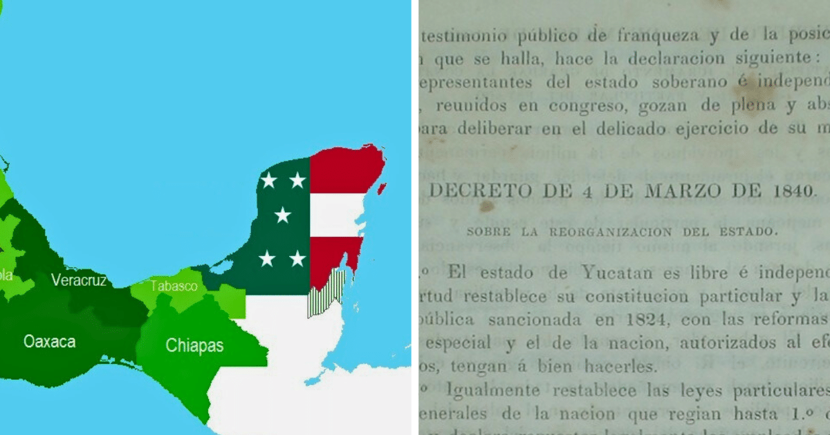 Conoce por qué Yucatán se declaró independiente de México hace 185 años