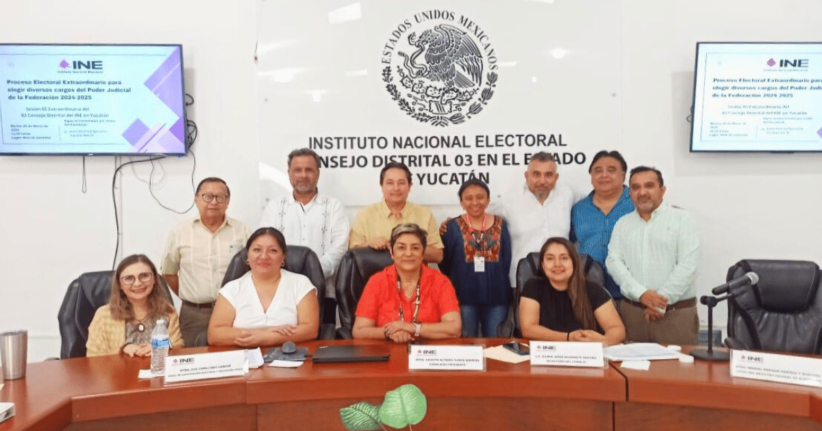 En Yucatán se instalarán 1414 Casillas para la elección del Poder Judicial
