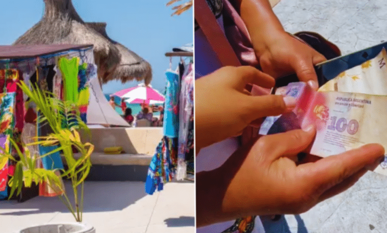 Indignación en redes turista estafa a artesana yucateca con pesos argentinos