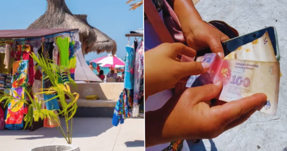 Indignación en redes turista estafa a artesana yucateca con pesos argentinos