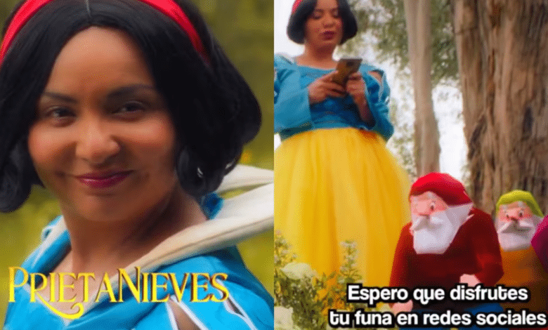 Lanzan “Prieta Nieves”, parodia de Blancanieves tras fracaso en taquillas; video se viraliza