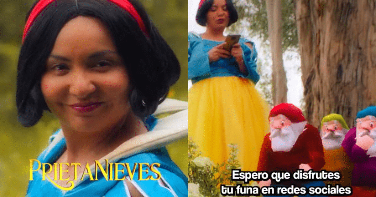 Lanzan “Prieta Nieves”, parodia de Blancanieves tras fracaso en taquillas; video se viraliza