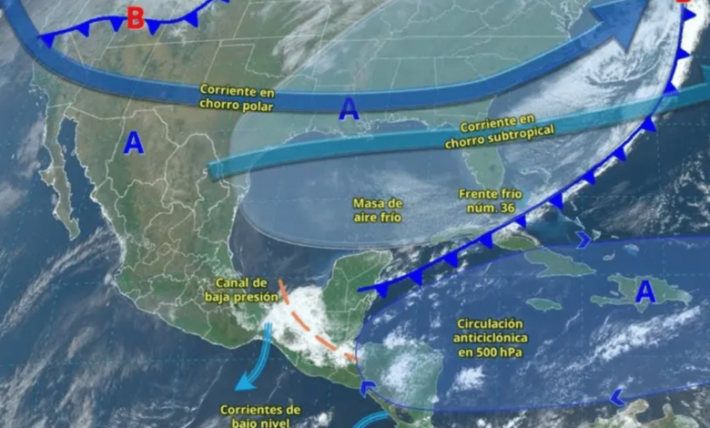 Pronóstico del clima lluvias, fuertes vientos y temperaturas extremas marcarán el 22 de marzo en México