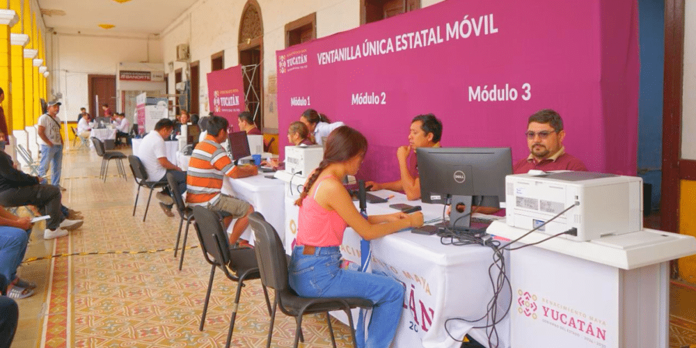 Yucatán Ventanilla Única Estatal Móvil llega a Tecoh