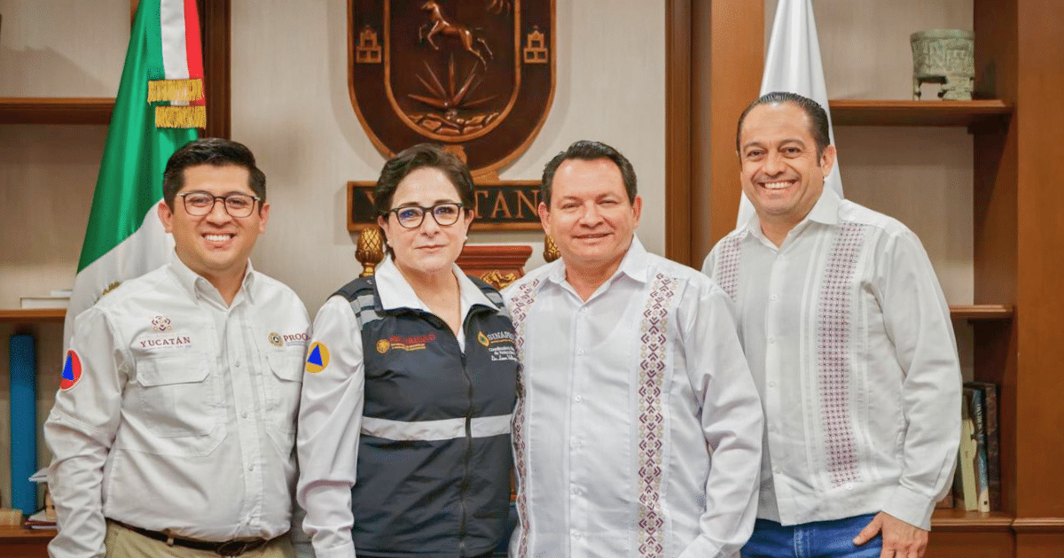 Yucatán reforzará Protección Civil con coordinación estatal y federal