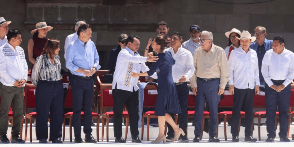 Yucatán respalda a la presidenta de México Claudia Sheinbaum en la defensa de la soberanía nacional