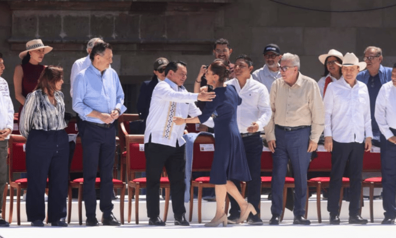 Yucatán respalda a la presidenta de México Claudia Sheinbaum en la defensa de la soberanía nacional