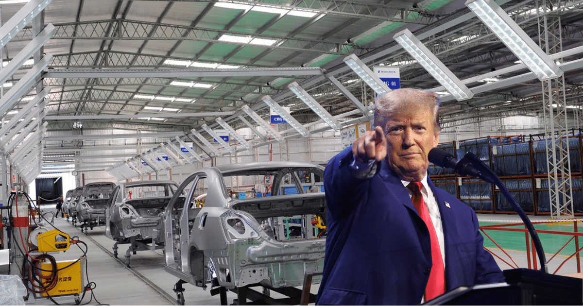 Imagen editada de Donald Trump