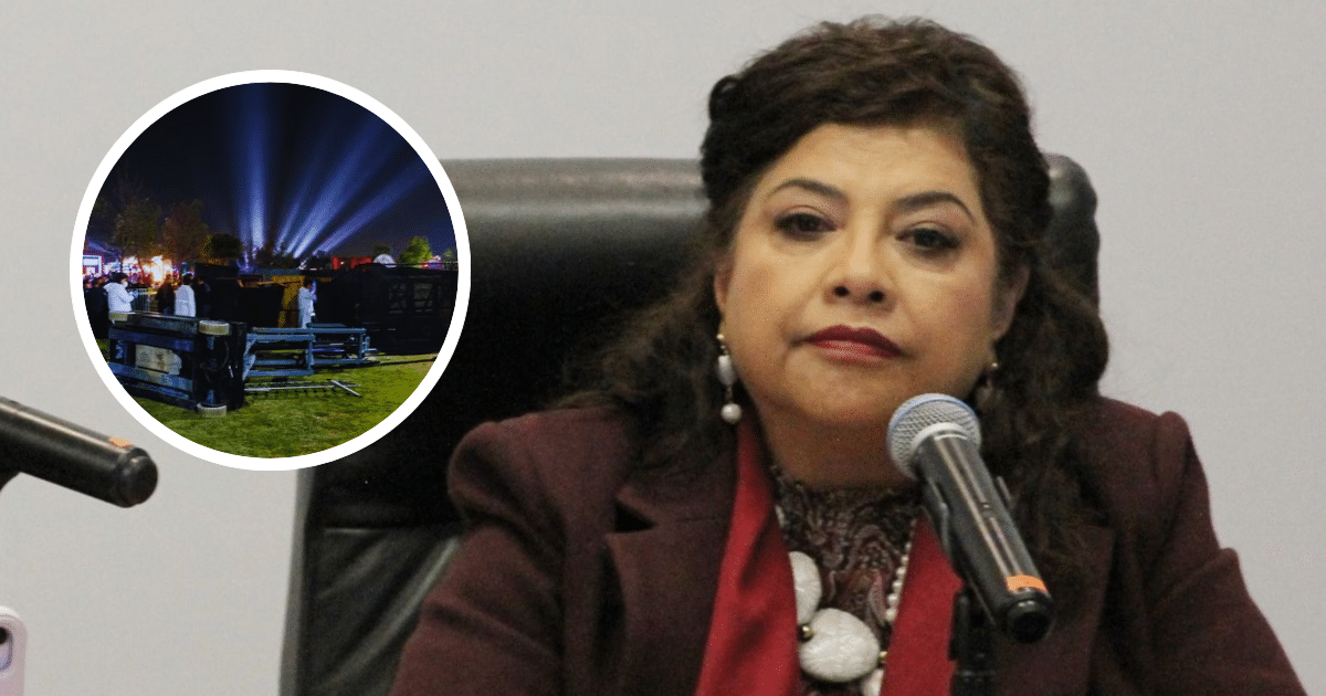 Clara Brugada se solidariza tras accidente en Parque Bicentenario