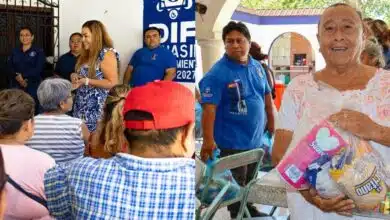 DIF Kanasín, Raquel Balam Rocha, entrega de despensas, apoyo a familias, discapacidad motriz, Día del Niño, Día de la Madre, CAM Kanasín, festivales en colonias, eventos DIF mayo, comunidades vulnerables, acción social Kanasín