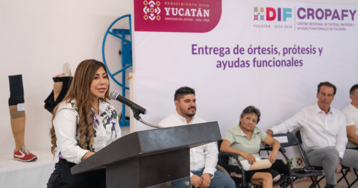 DIF Yucatán impulsa inclusión con entrega de prótesis y órtesis