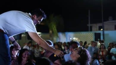 El presidente municipal Erik Rihani González asistió al evento para convivir con los pequeños