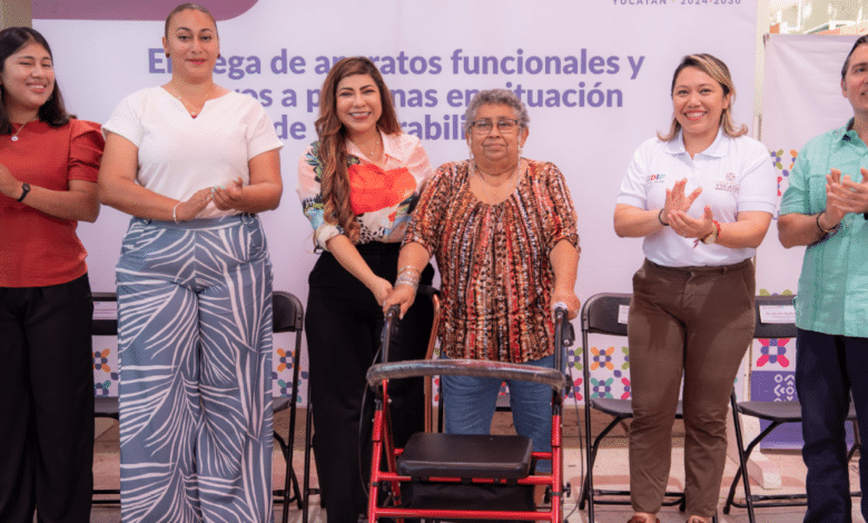 Entrega de aparatos funcionales DIF Yucatán Mérida
