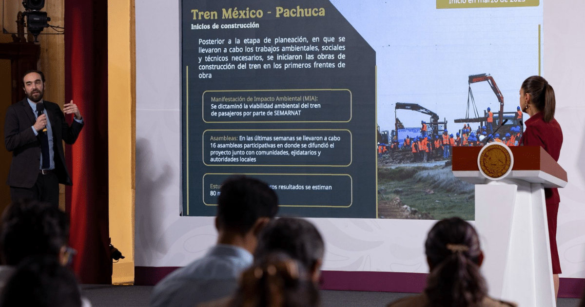 Gobierno de México anuncia inversión de 157 mil mdp en trenes de pasajeros y carga Presidenta Claudia Sheinbaum