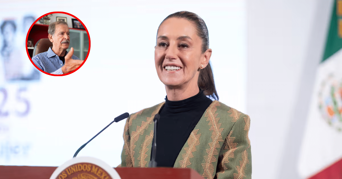 Presidenta Sheinbaum responde con fuerza a Vicente Fox “No cree que una mujer pueda pensar”