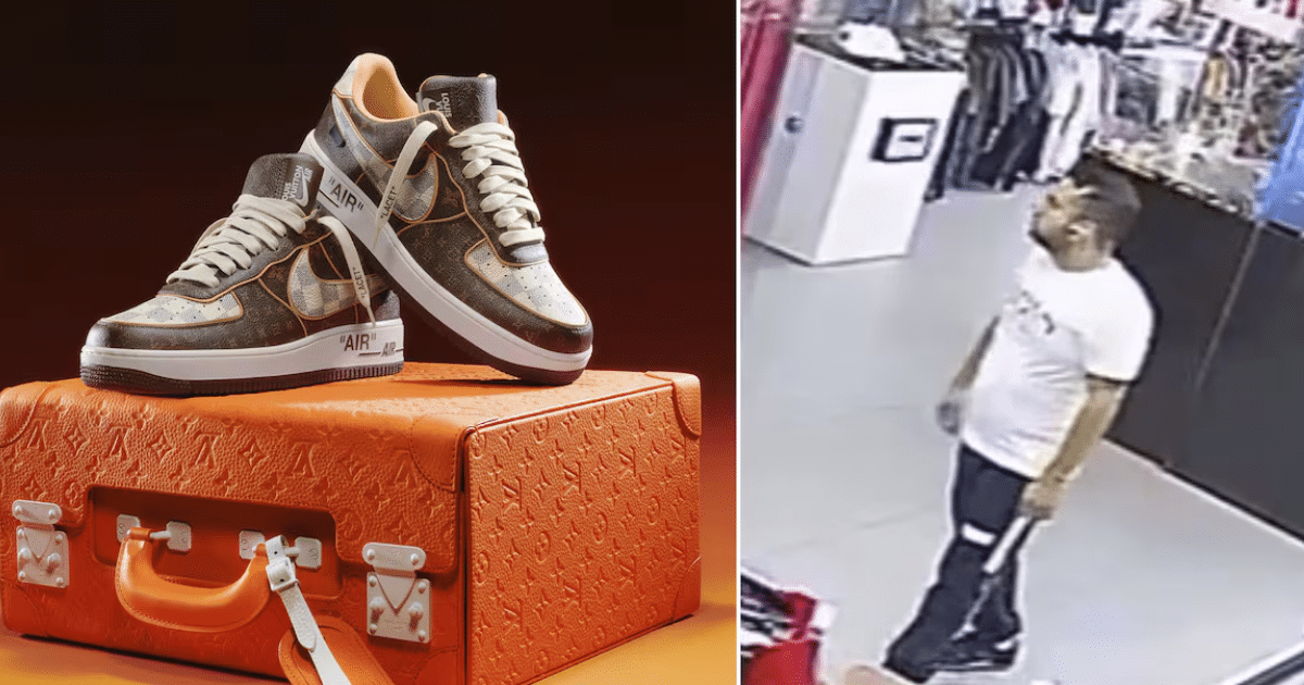 Roban tenis Louis Vuitton de 1.2 mdp en Polanco; todo quedó captado en video (Foto por Excelsior)