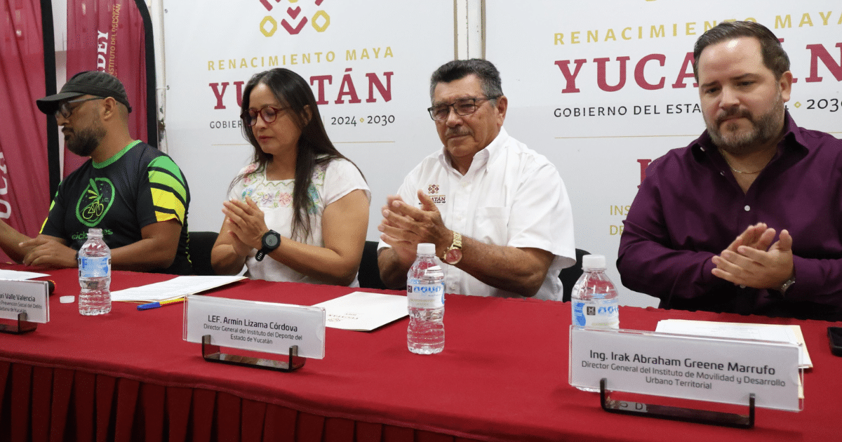 Rodada ciclista “Aliados por la Vida” impulsa movilidad sostenible y cultura vial en Mérida