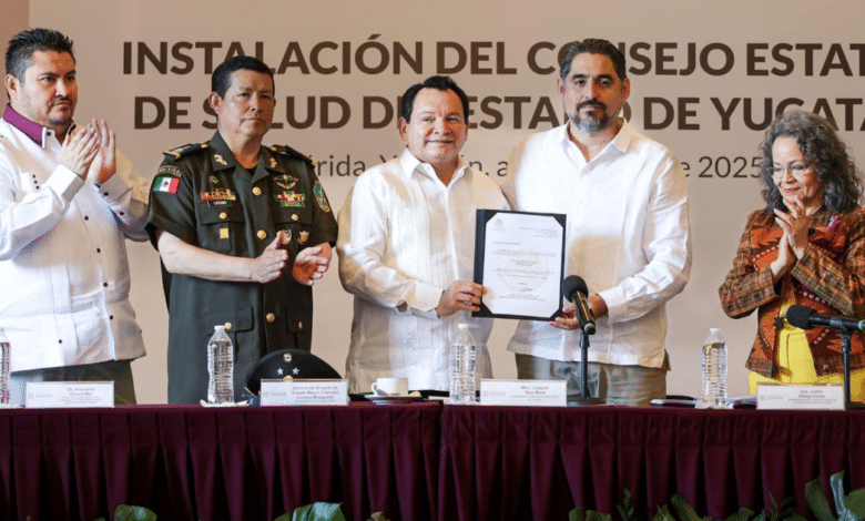 Yucatán instala Consejo Estatal de Salud tras seis años de ausencia para transformar el sistema público