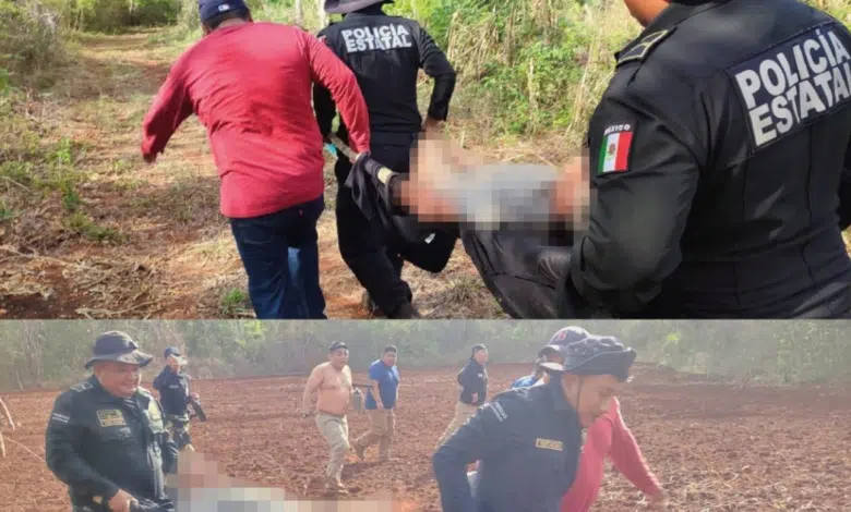 Localizan a adulto mayor extraviado en zona de monte de Santa Elena, Yucatán